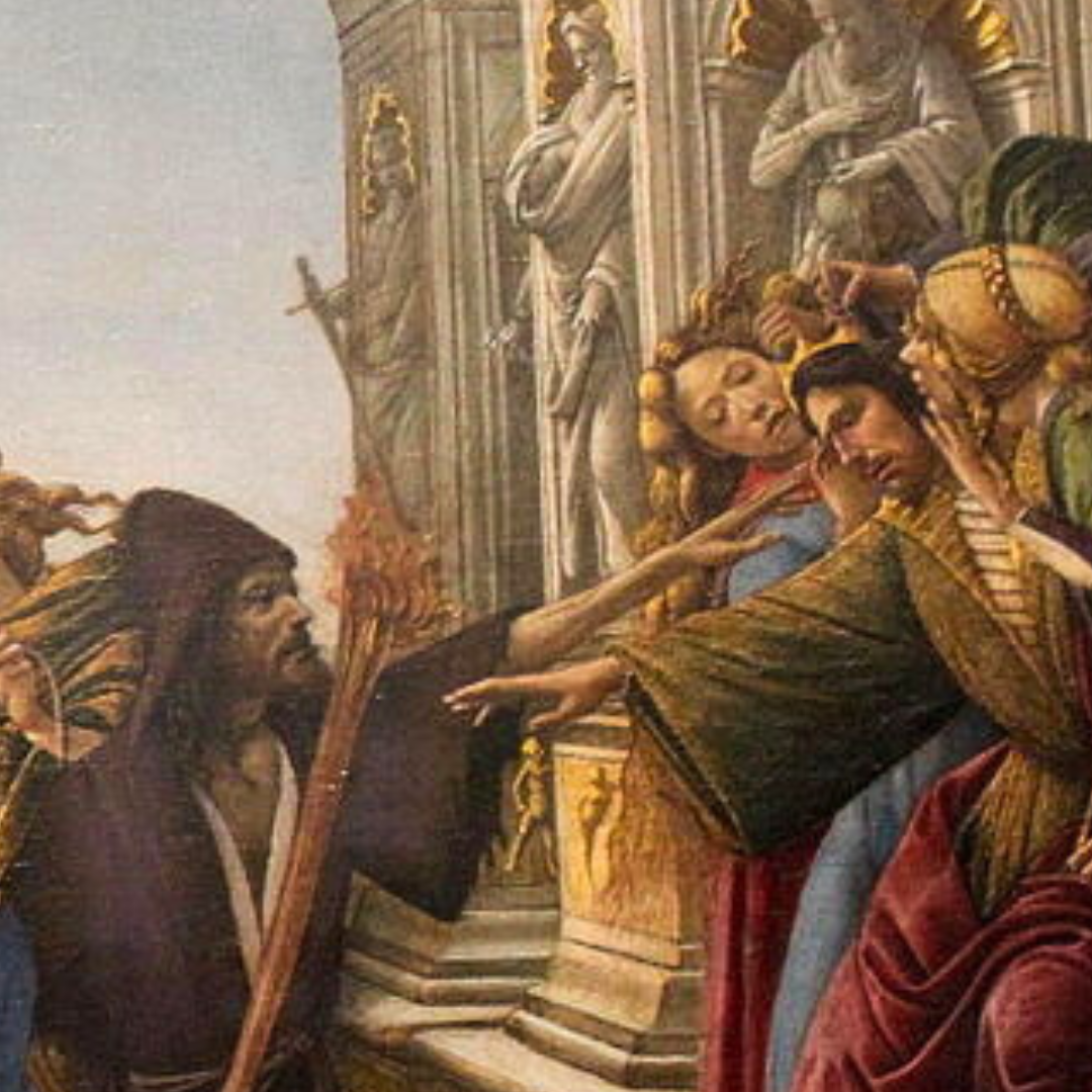 Ignoranza e Sospetto nella Calunnia di Botticelli La figura della Calunnia nel dipinto