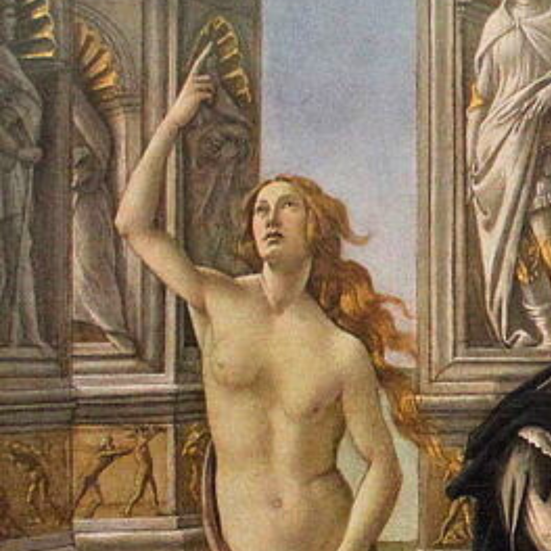 Nuda Veritas e la Verità nella Calunnia di Apelle e Interpretazione di Sandro Botticelli