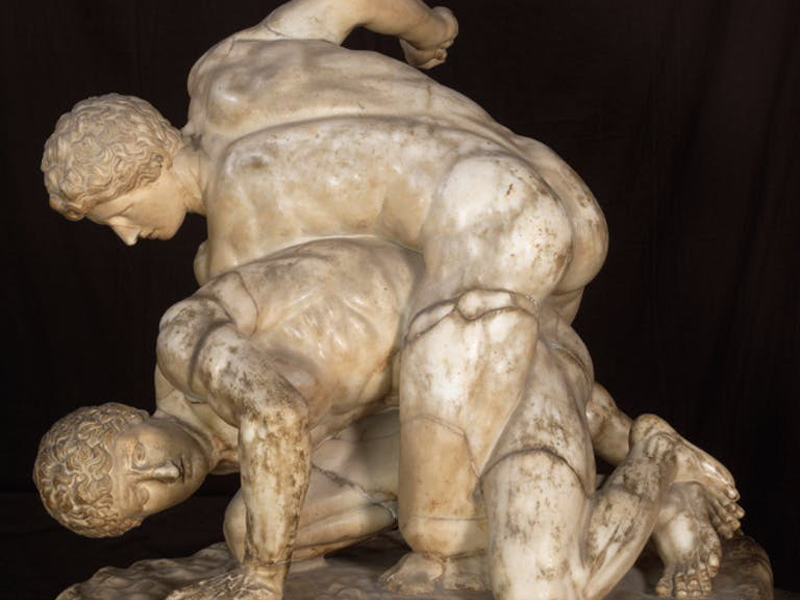 Questo capolavoro marmoreo risale al I secolo a.C. ed è una replica romana di un'originale greca in bronzo del III secolo a.C., attribuibile a Lisippo