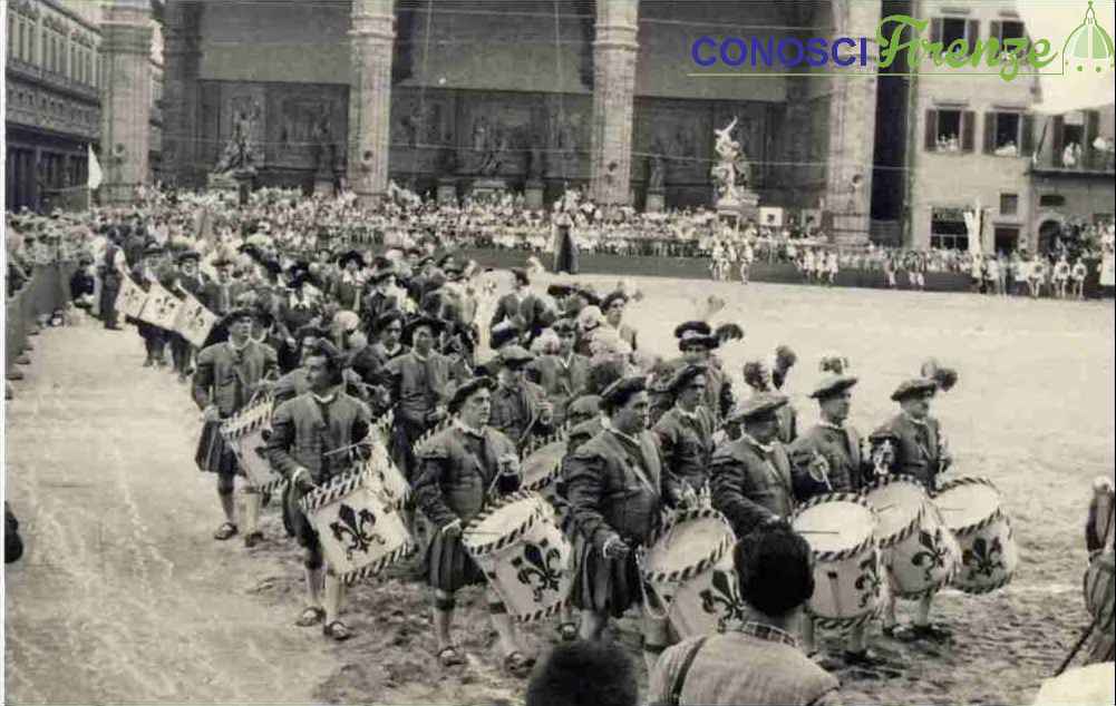 LOGGIA DEI LANZI. CELEBRAZIONI PER LA FESTA DI SANT´ANNA. MUSICI
