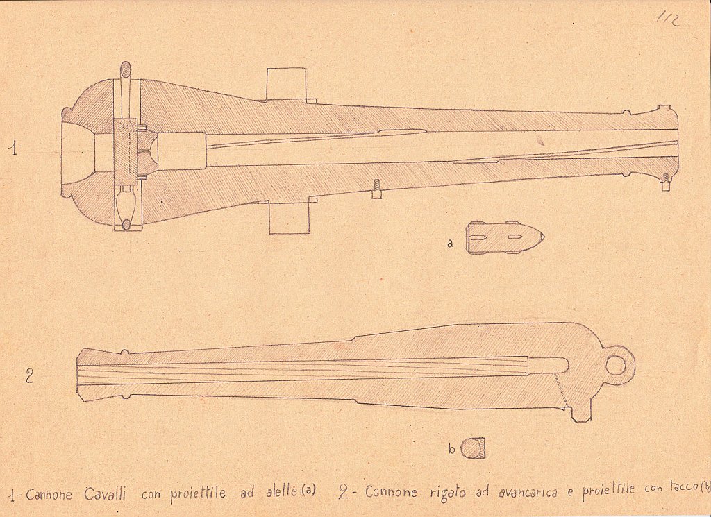 Cannone a carica dalla culatta del Generale Caselli