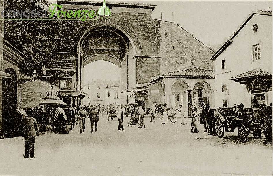 Nel 1904 in Piazza della Calza