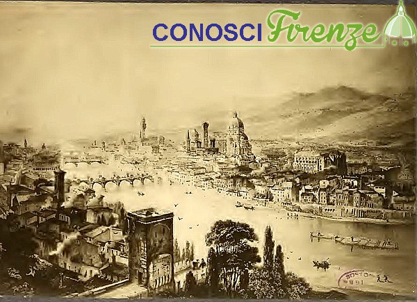 Piazza Santa croce disegno Burgi