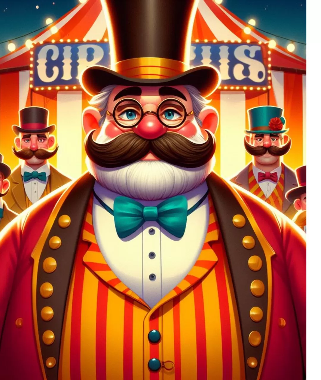 Il direttore del circo è il capo della compagnia di saltimbanchi che rapisce Maso.
