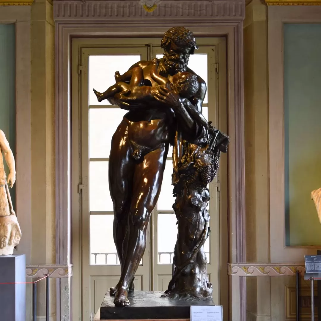 Galleria degli Uffizi a Firenze, Sileno con Bacco