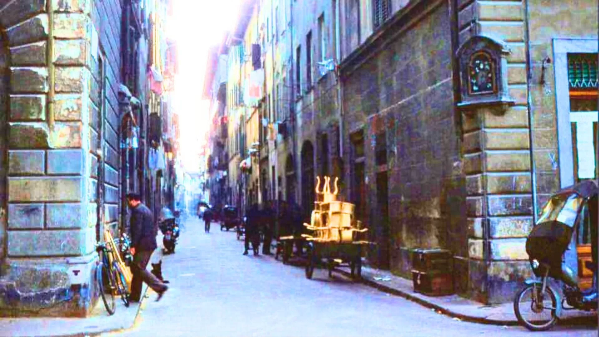 Borgo Tegolaio in una immagine di tanti anni fa. ConosciFirenze