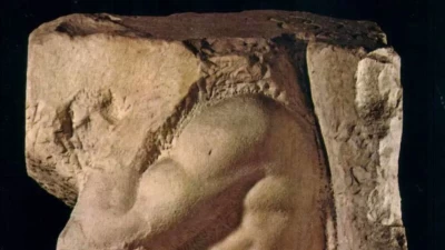 Atlas, the slave sculpted by Michelangelo