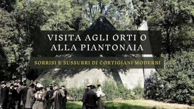 Visita agli orti delle Cascine nel 1874